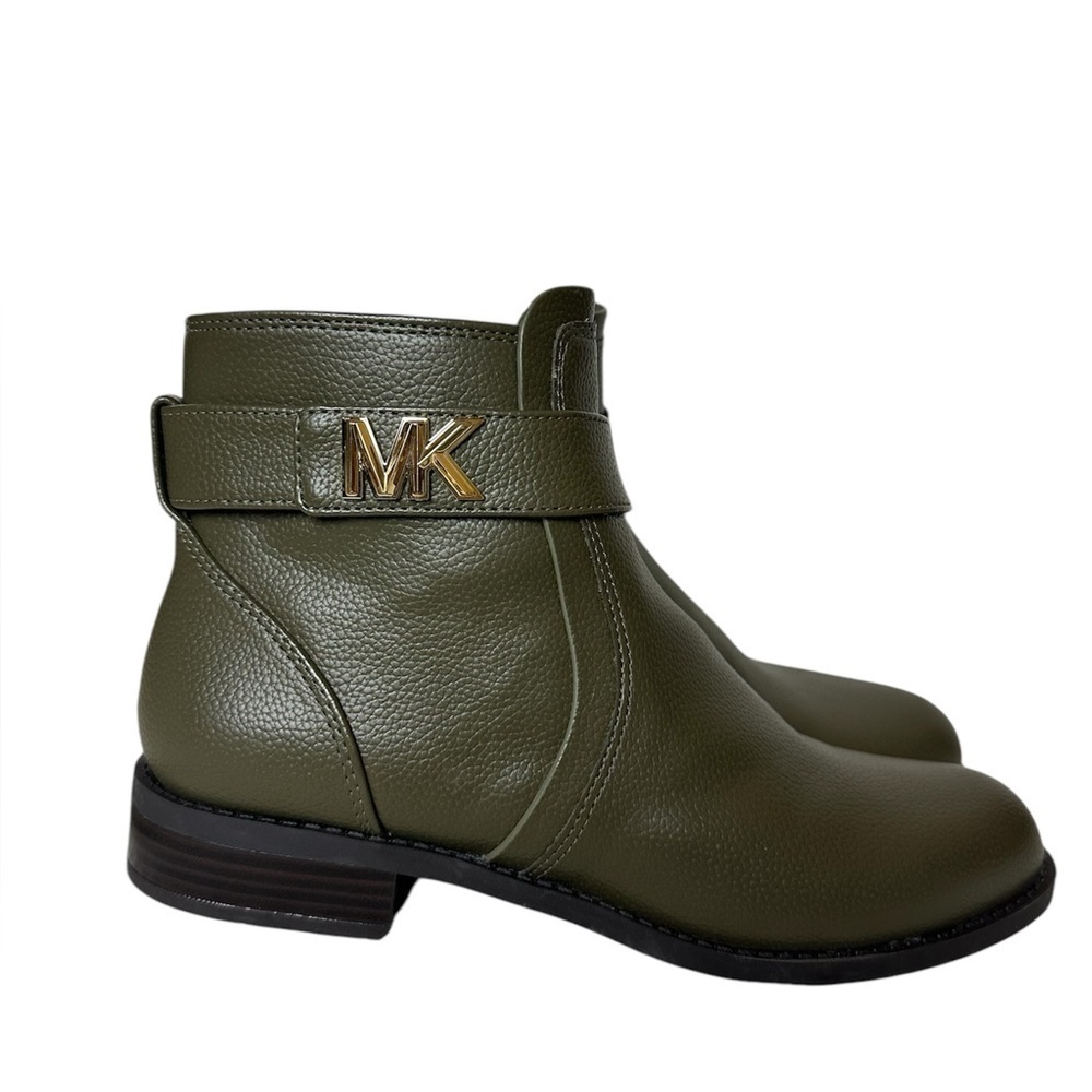 MICHAEL MICHAEL KORS Jilly Faux Pebbled Leather Ankle Boot Size 6 - Picture 9 of 9